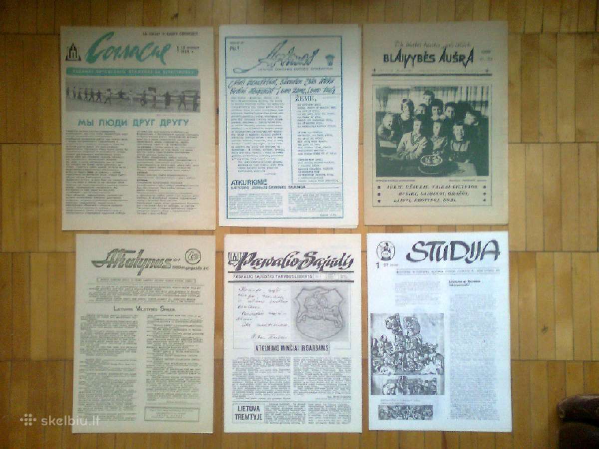 Pats pirmasis įvairių Sąjūdžio laikraščių numeris. - nuotraukos Nr. 9