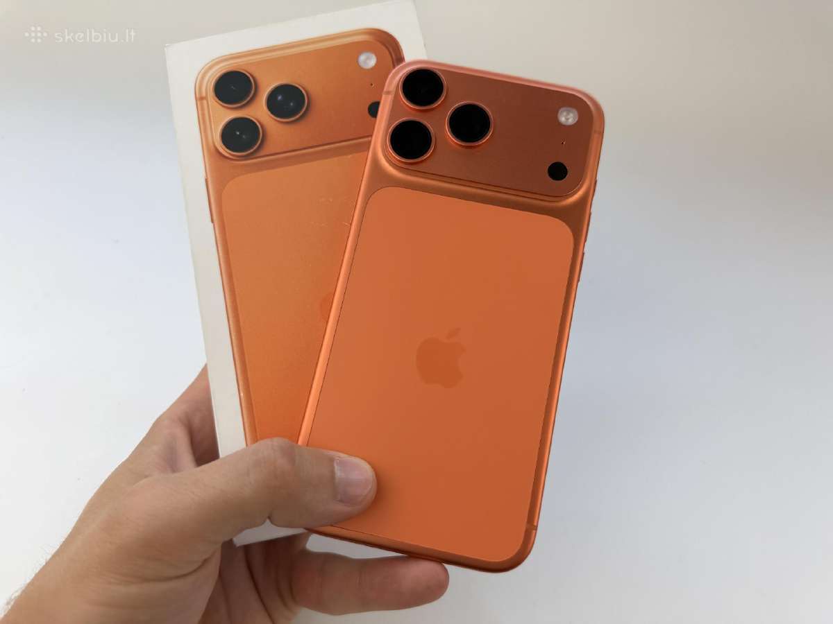 iPhone 17 Pro Max 256gb Cosmic Orange Garantija