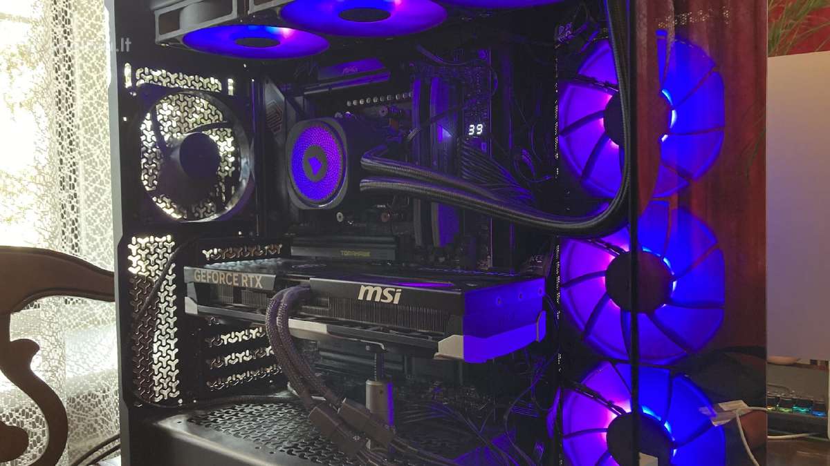 Nauja kaina! Kompiuteris Rtx 5070 ti Ryzen 7
