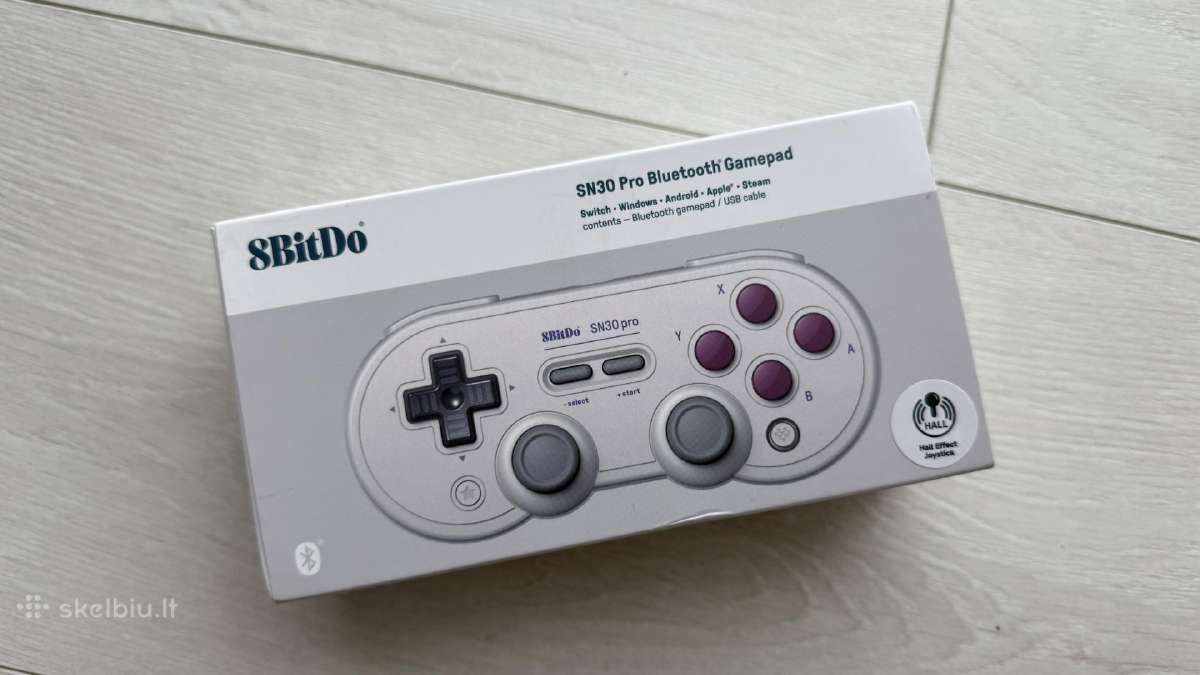 8bitdo Sn30 Pro valdymo pultelis