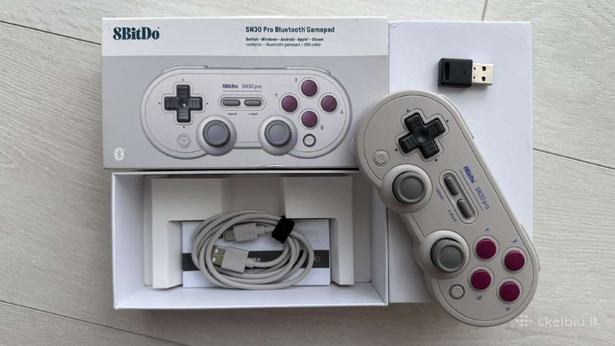 8bitdo Sn30 Pro valdymo pultelis - nuotraukos Nr. 2