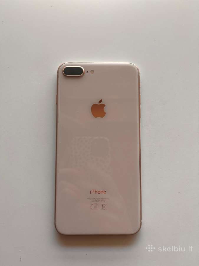 Puikios būklės iPhone 8 Plus, Gold, 64 GB - nuotraukos Nr. 2