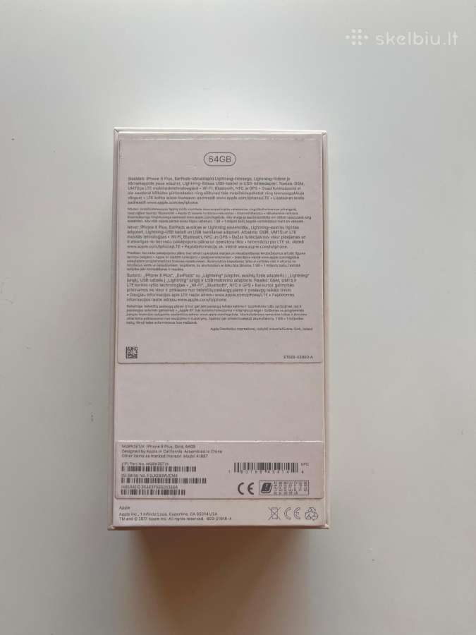 Puikios būklės iPhone 8 Plus, Gold, 64 GB - nuotraukos Nr. 7