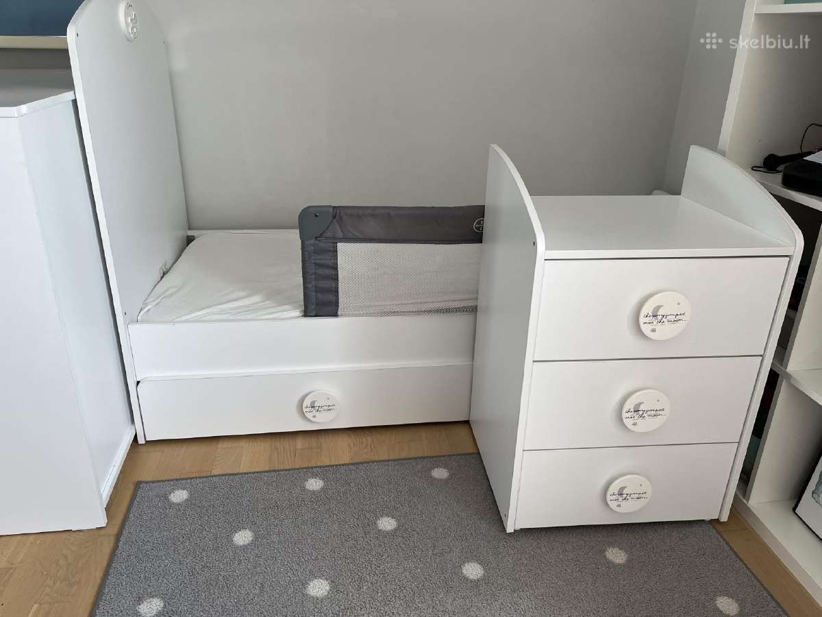 Cilek Baby Cotton lovyte ir komoda