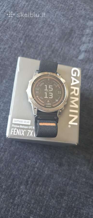 Garmin Fenix 7x pro sapphire solar - nuotraukos Nr. 2