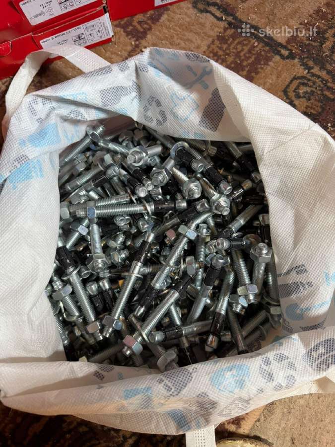 Tvirtinimo detalės, varštai, smūginiai inkarai - nuotraukos Nr. 6