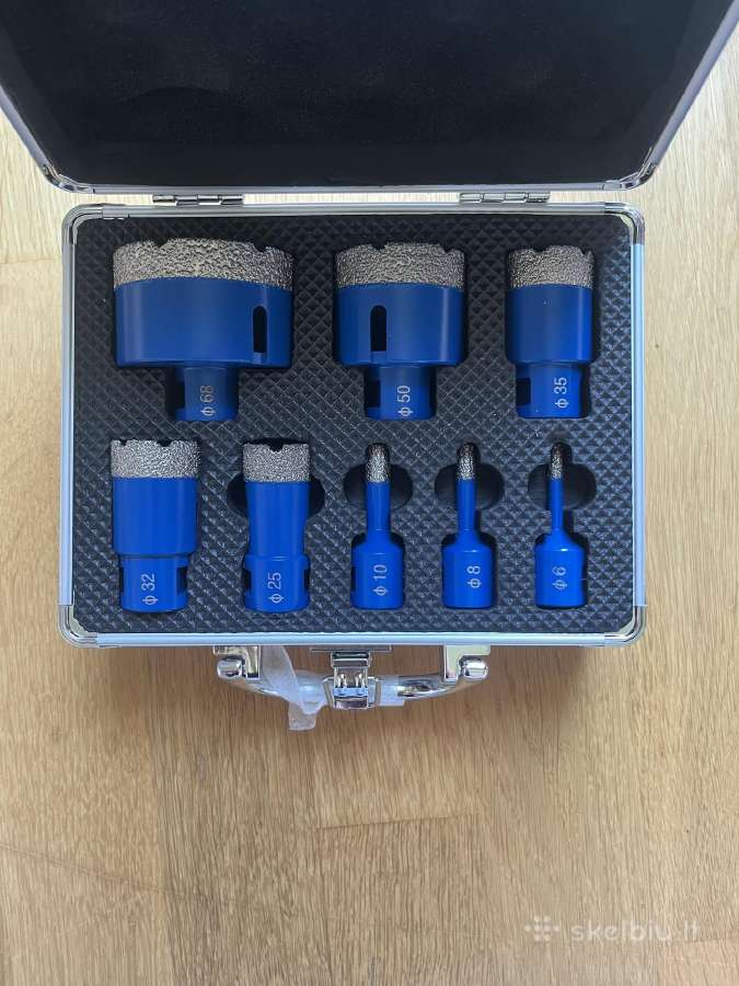 Deimantinių karūnų grąžtų rinkinys - nuotraukos Nr. 2