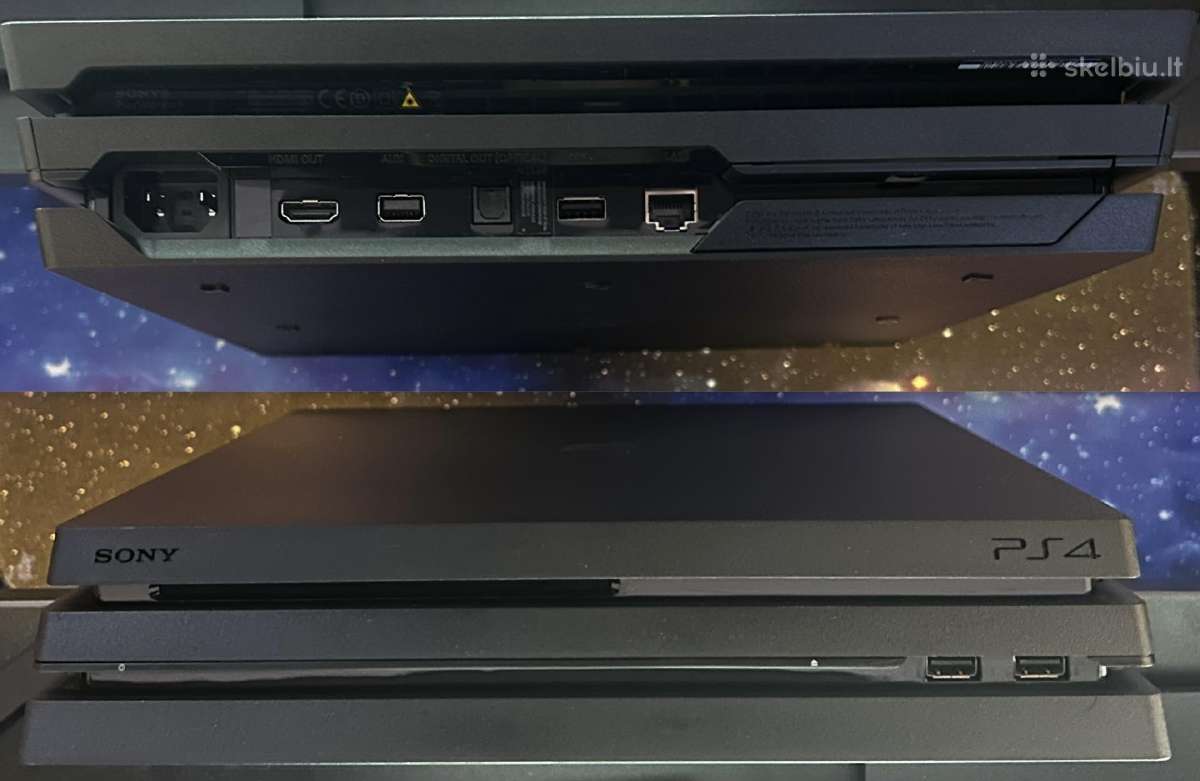 Sony Playstation 4 Pro 1tb (su dviem pulteliais) - nuotraukos Nr. 4