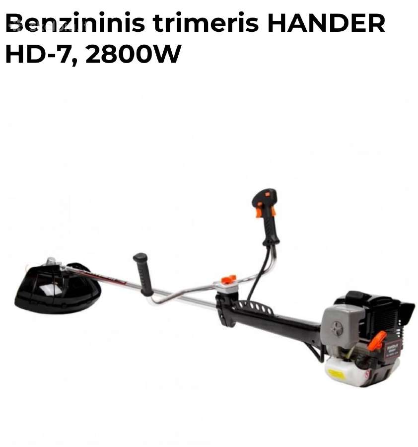 Benzininis trimeris 2,8kw su antivibracine r