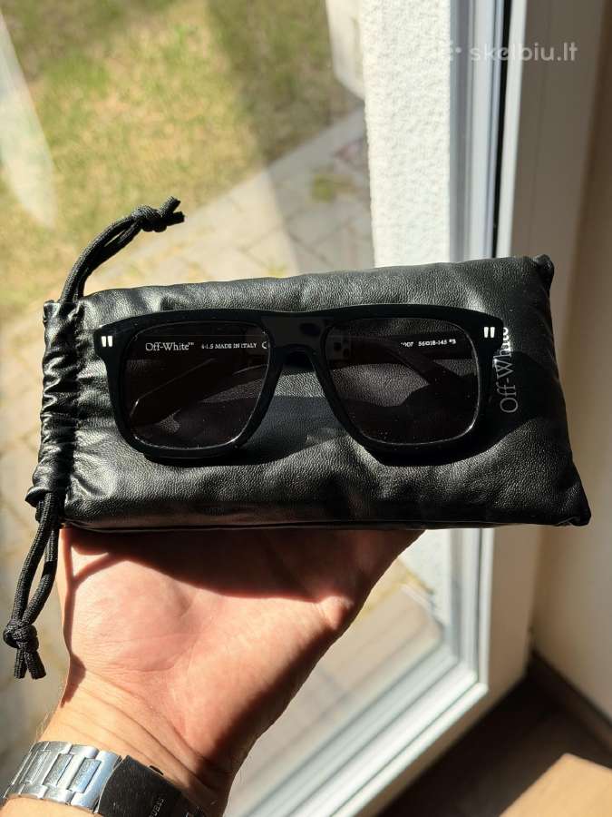 Vyriški Org Off-white nuo saulės akiniai.