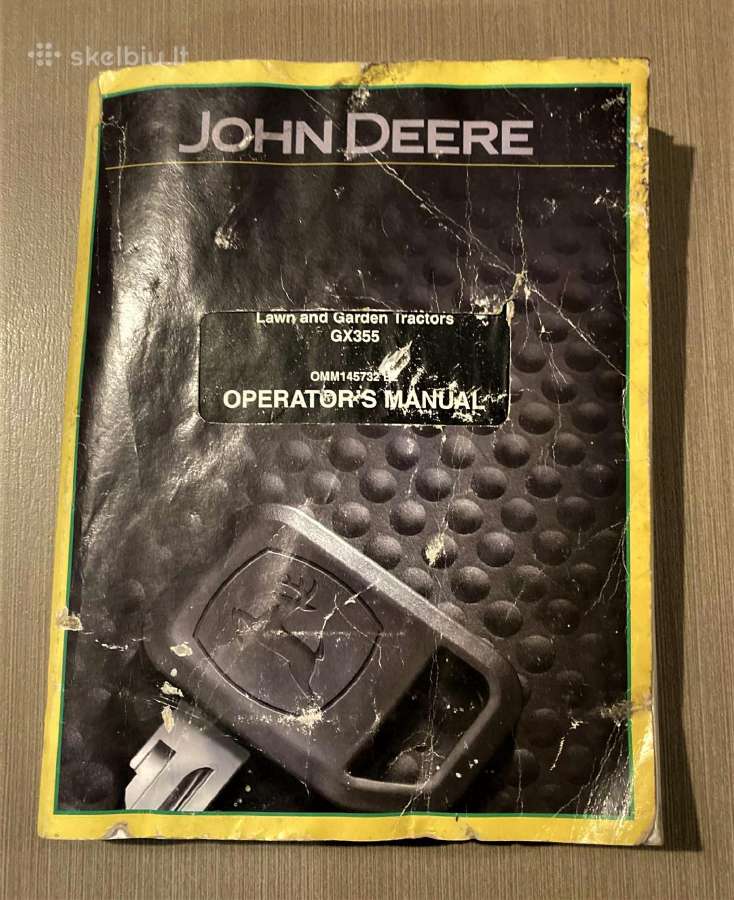 Parduodu sodo traktoriuką John deere Gx355d - nuotraukos Nr. 9