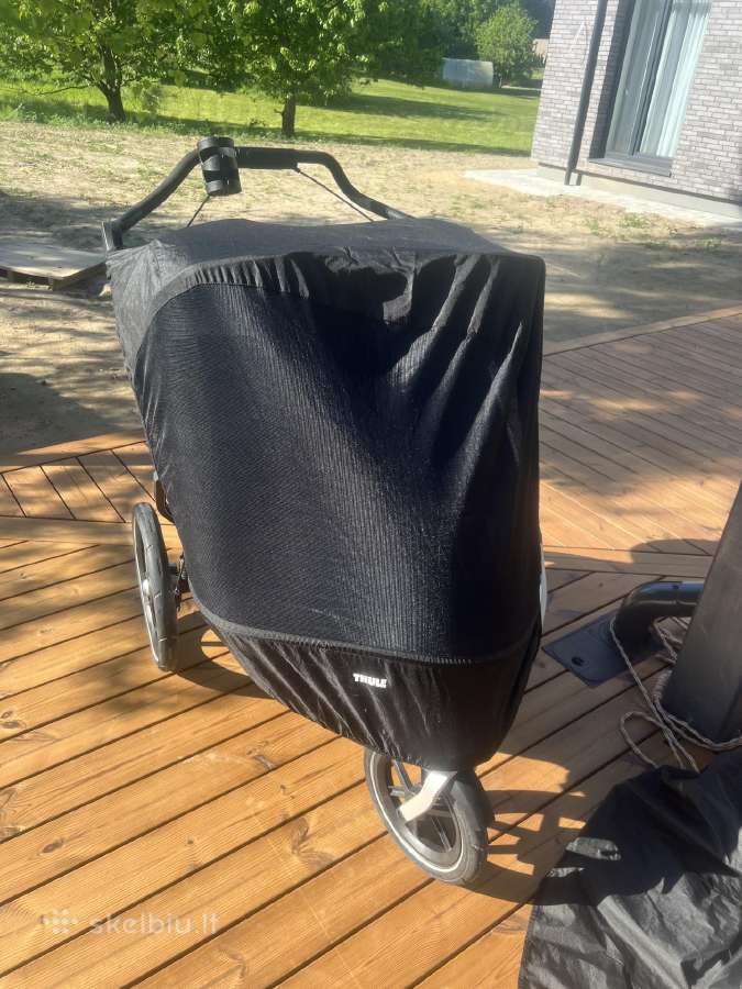 Parduodamas Thule Urban Glide 2 Double (juodas) - nuotraukos Nr. 2