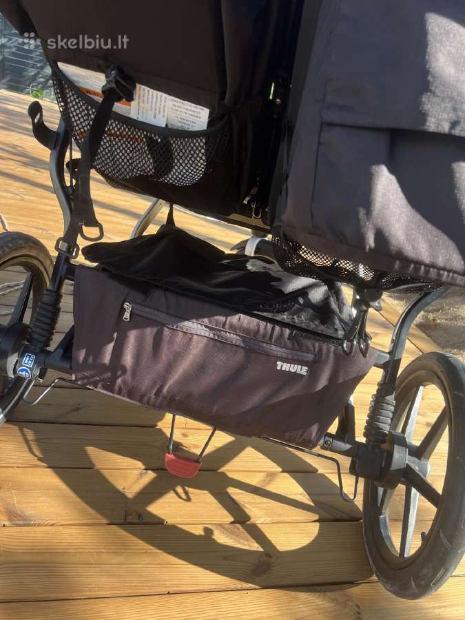 Parduodamas Thule Urban Glide 2 Double (juodas) - nuotraukos Nr. 7