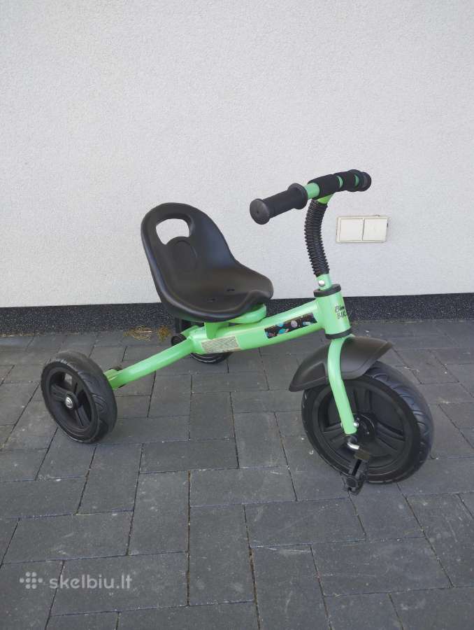 Triratukas Bimbo bike Cosmo(juodas/žalias) - nuotraukos Nr. 2