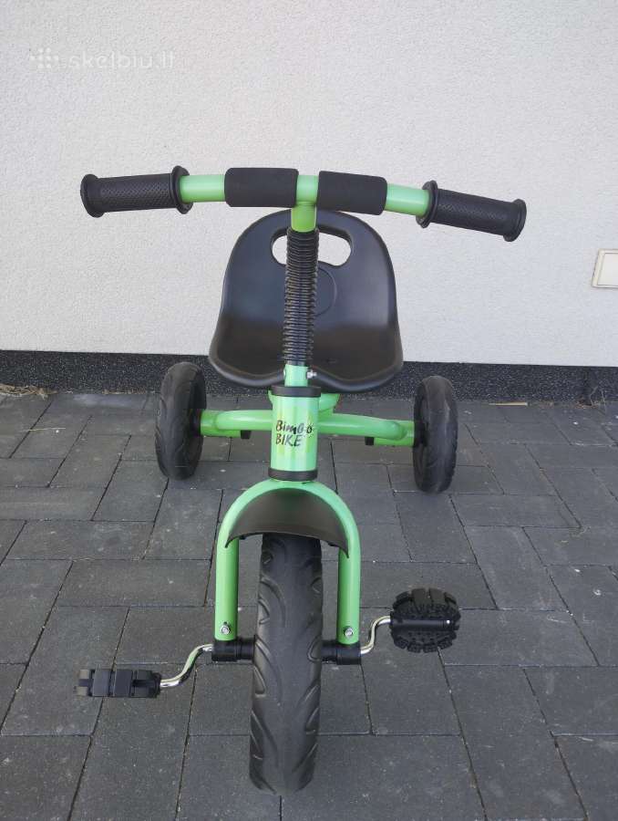 Triratukas Bimbo bike Cosmo(juodas/žalias) - nuotraukos Nr. 3