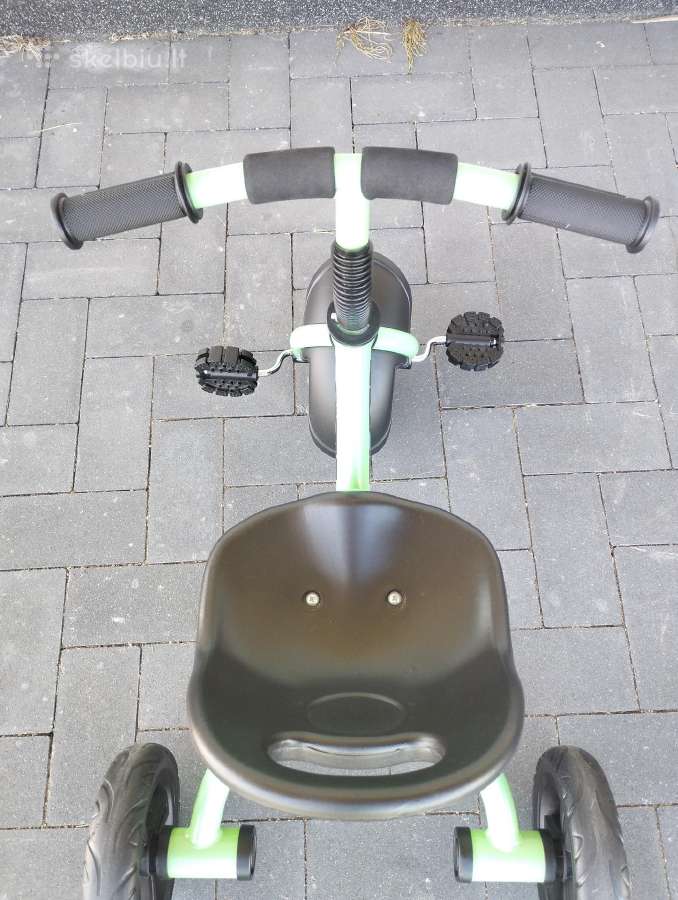 Triratukas Bimbo bike Cosmo(juodas/žalias) - nuotraukos Nr. 6