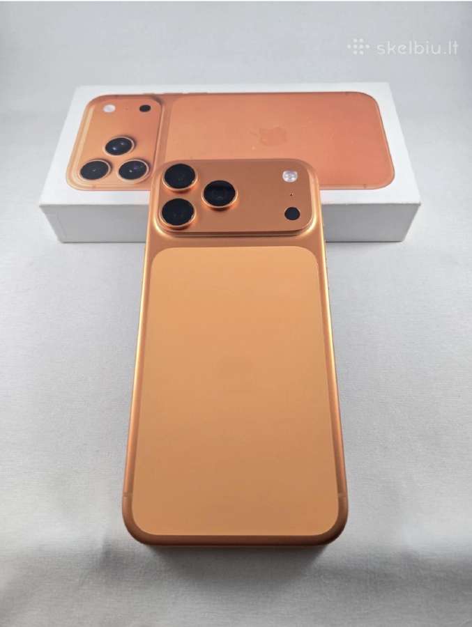 iPhone 17 Pro 256gb Cosmic Orange Garantija