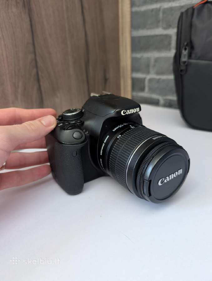 Canon EOS 600d fotoaparatas su priedais - nuotraukos Nr. 4