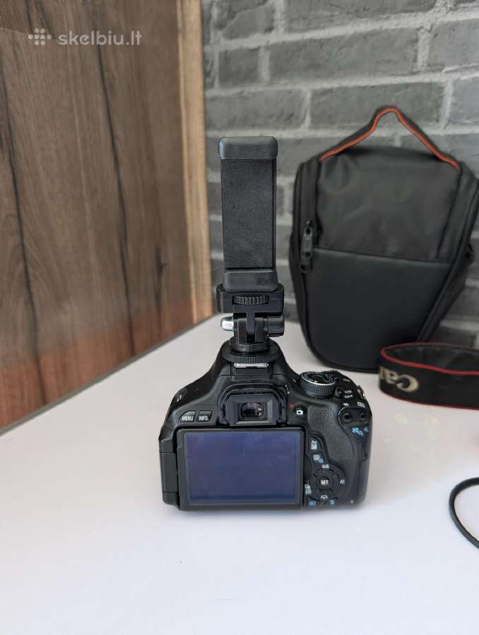 Canon EOS 600d fotoaparatas su priedais - nuotraukos Nr. 6