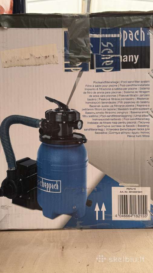 Baseino smėlinis filtras su siurbliu - nuotraukos Nr. 6