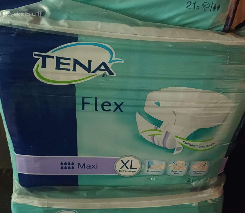 Tena Flex Maxi, Juostinės sauskelnės šlapimo nelai