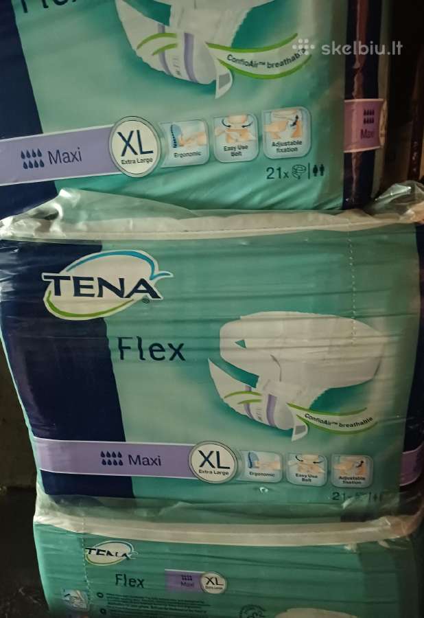 Tena Flex Maxi, Juostinės sauskelnės šlapimo nelai - nuotraukos Nr. 2