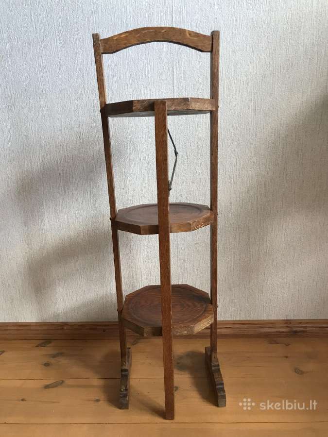 Antikvarinis trigubas stalelis - nuotraukos Nr. 4