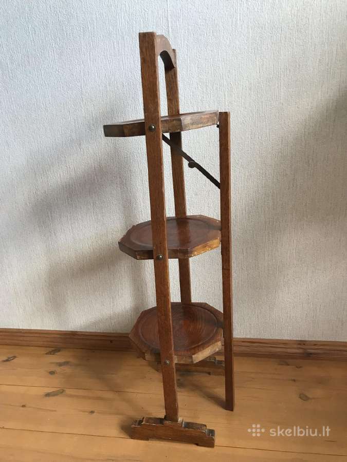 Antikvarinis trigubas stalelis - nuotraukos Nr. 5
