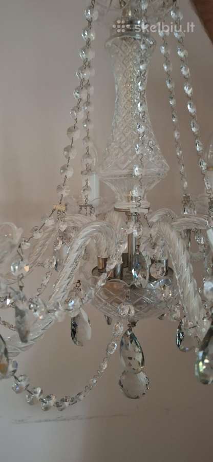 Parduodami čekiško krištolo sietynai Artglass - nuotraukos Nr. 3