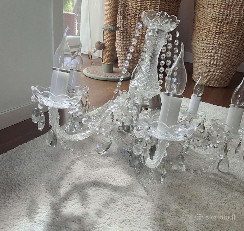 Parduodami čekiško krištolo sietynai Artglass - nuotraukos Nr. 4