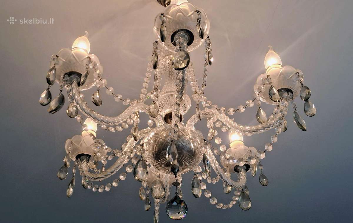 Parduodami čekiško krištolo sietynai Artglass - nuotraukos Nr. 10