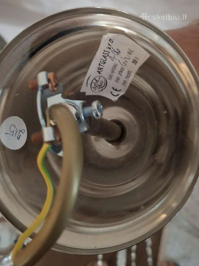 Parduodami čekiško krištolo sietynai Artglass - nuotraukos Nr. 11