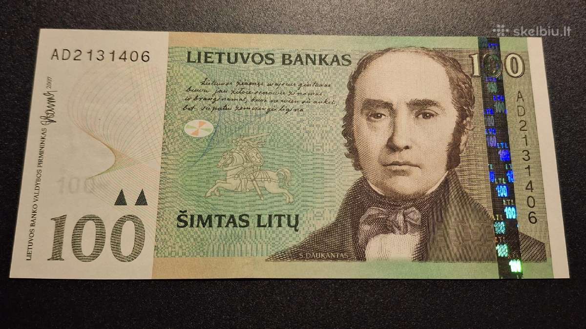100 litų 2007