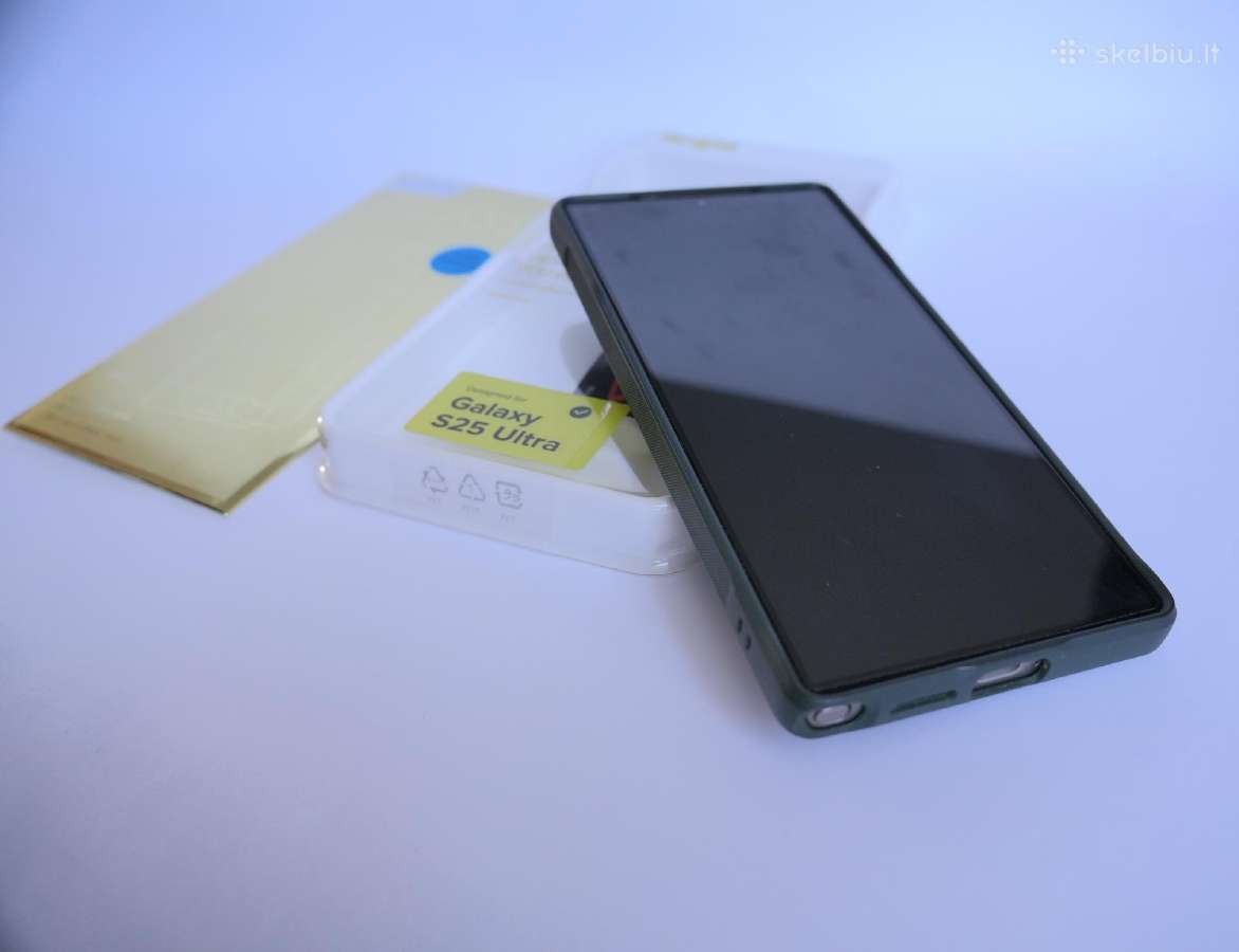 ! Samsung S25 Ultra dėklas Ringke Onyx + stiklas ! - nuotraukos Nr. 6