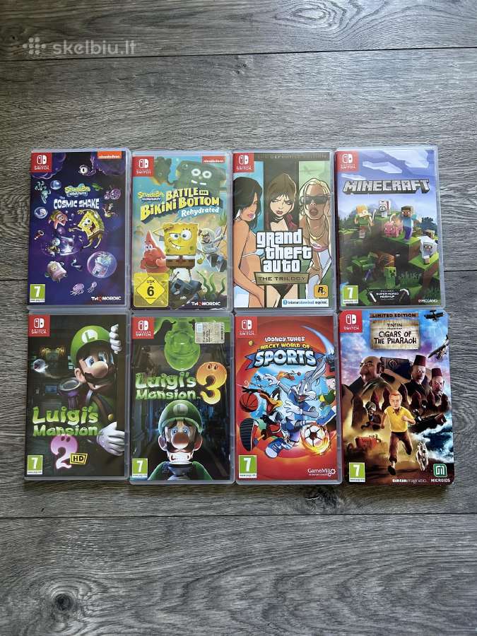 Nintendo switch žaidimai