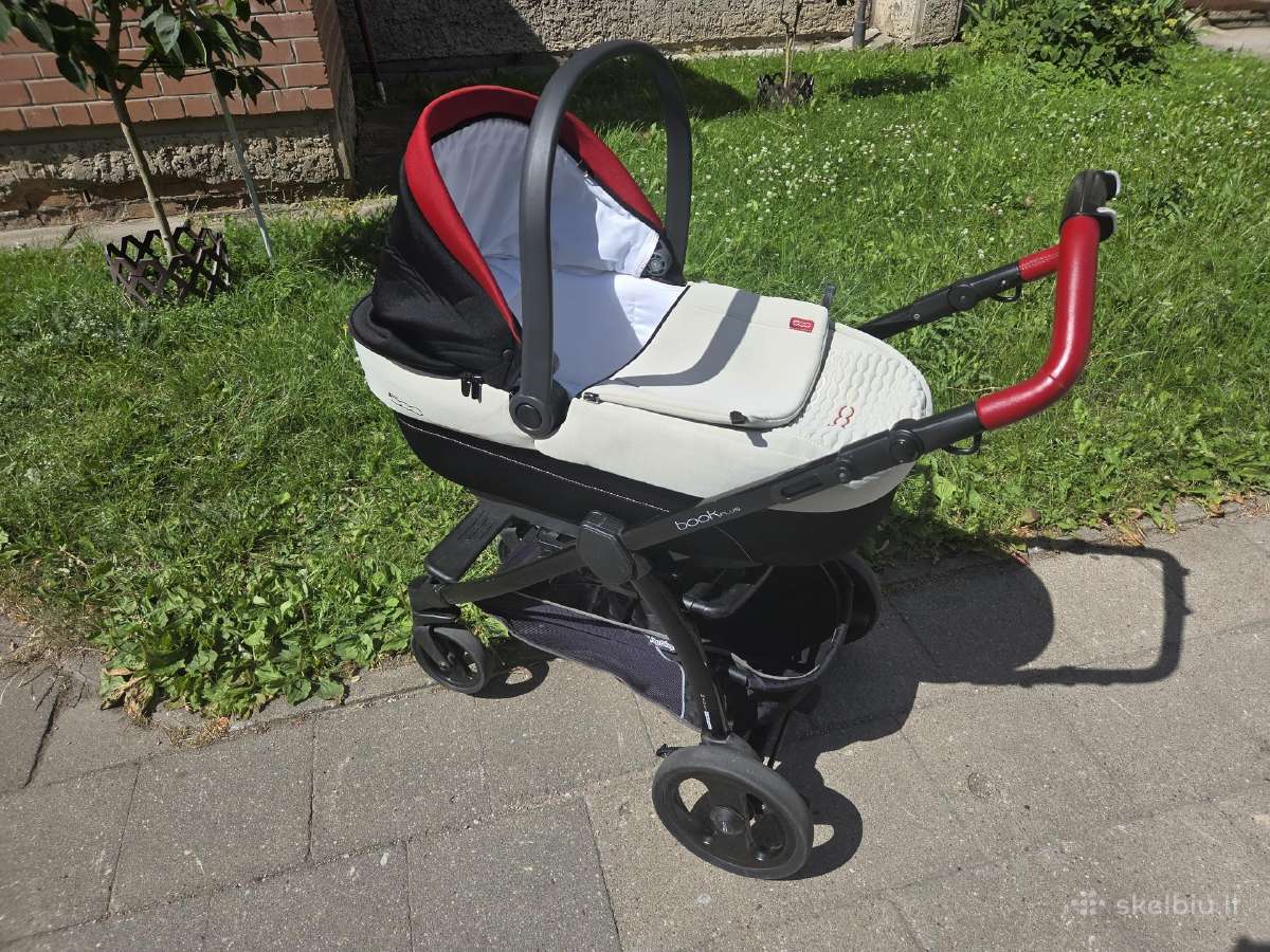 Geros būklės Peg Perego Book Plus 3-in-1 vežimėlis - nuotraukos Nr. 3