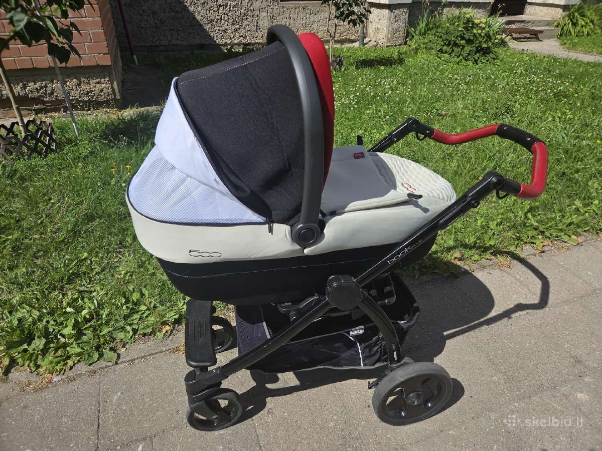 Geros būklės Peg Perego Book Plus 3-in-1 vežimėlis - nuotraukos Nr. 4