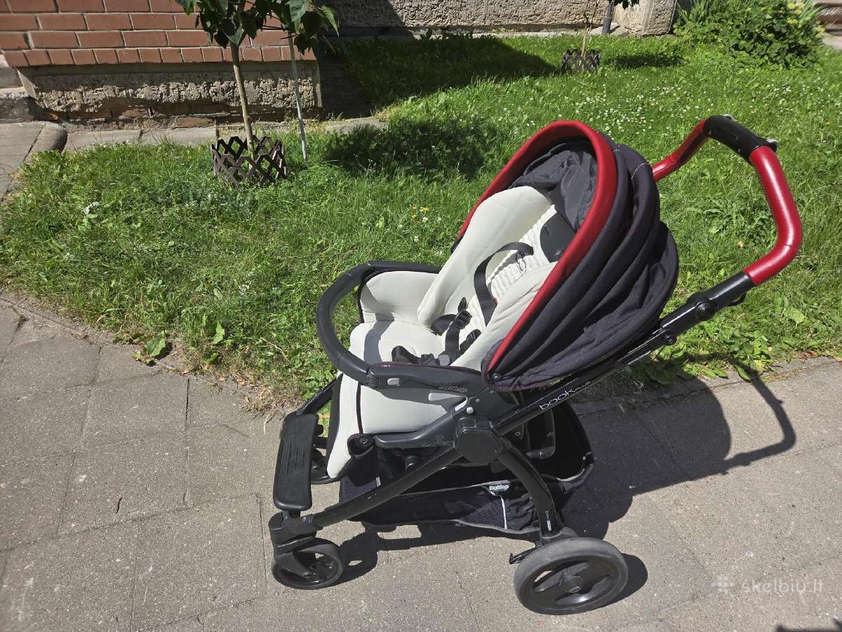 Geros būklės Peg Perego Book Plus 3-in-1 vežimėlis - nuotraukos Nr. 7