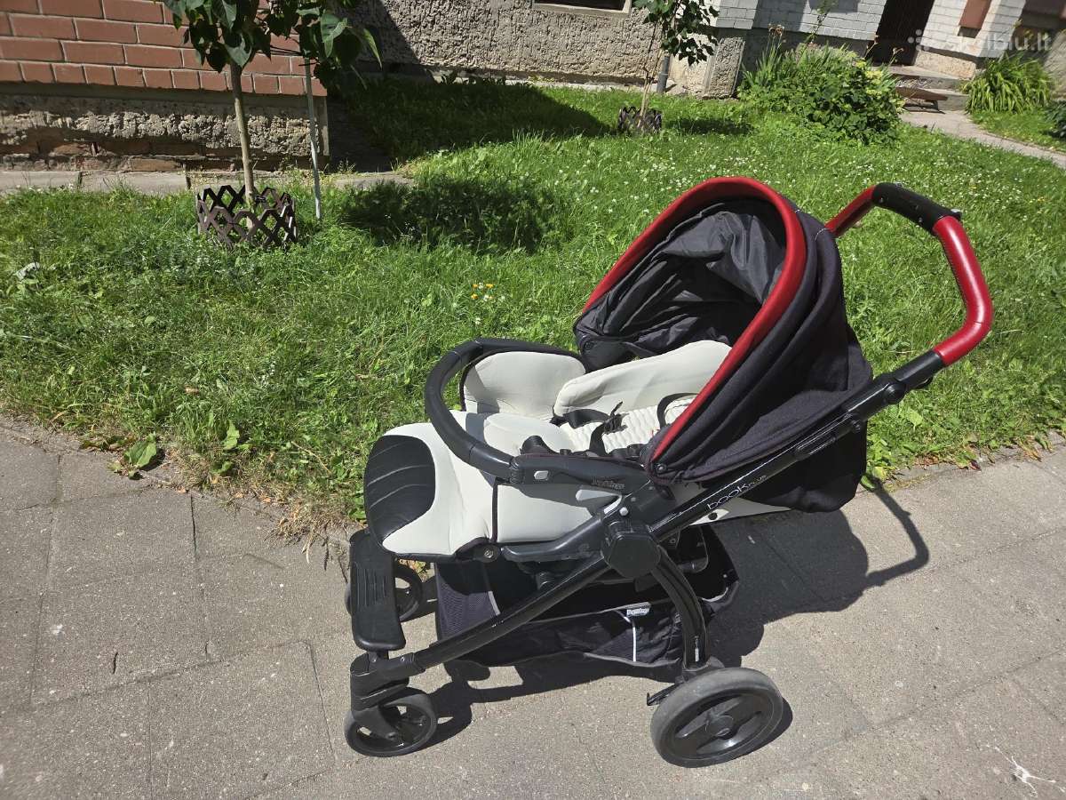 Geros būklės Peg Perego Book Plus 3-in-1 vežimėlis - nuotraukos Nr. 8