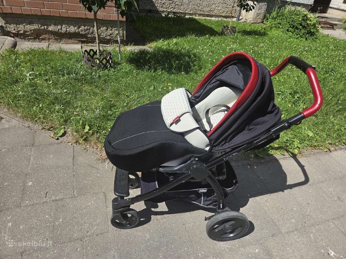 Geros būklės Peg Perego Book Plus 3-in-1 vežimėlis - nuotraukos Nr. 10