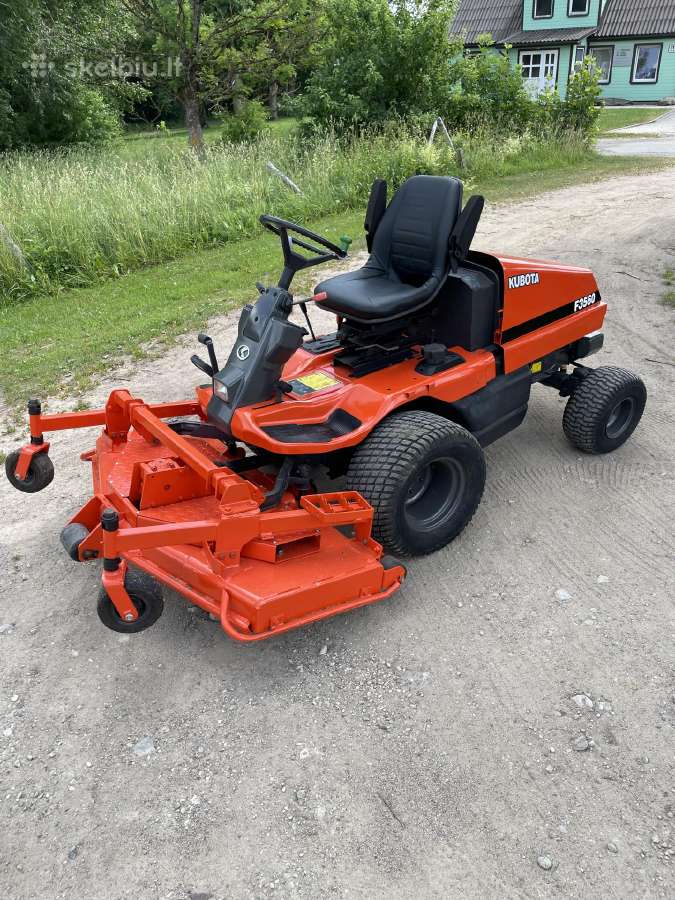 Sodo traktoriukas Kubota F3560 4x4 - nuotraukos Nr. 2