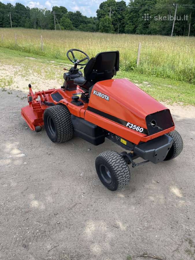 Sodo traktoriukas Kubota F3560 4x4 - nuotraukos Nr. 5