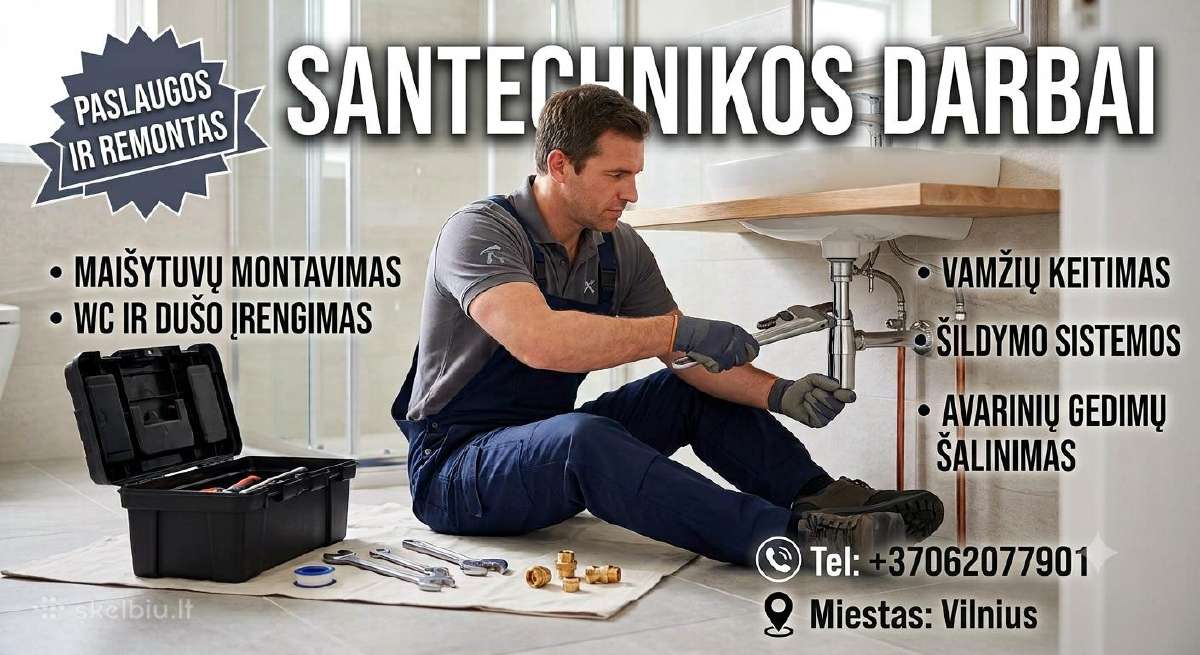 Profesionalūs santechnikos darbai