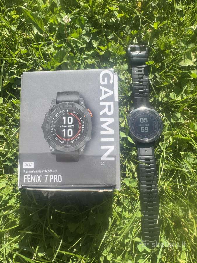 Garmin fenix 7 pro solar laikrodis