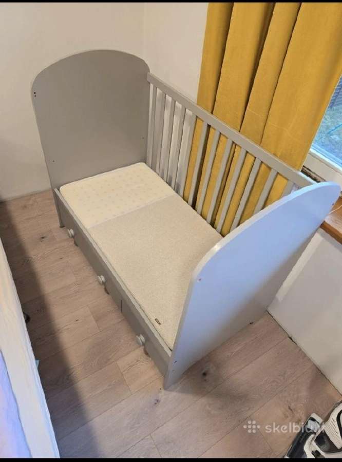 Ikea Gonatt vaikiška lovytė su Lonas čiužiniu