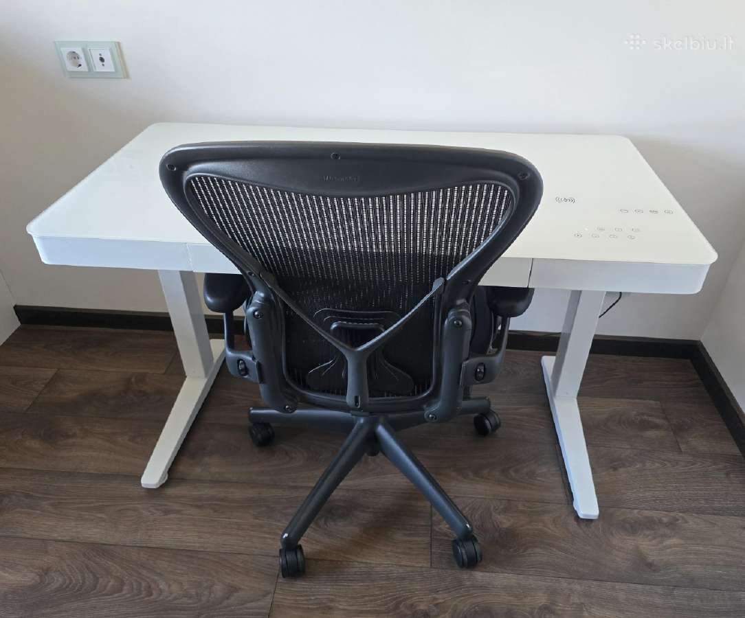 Rašomasis stalas elektrinis su kėde