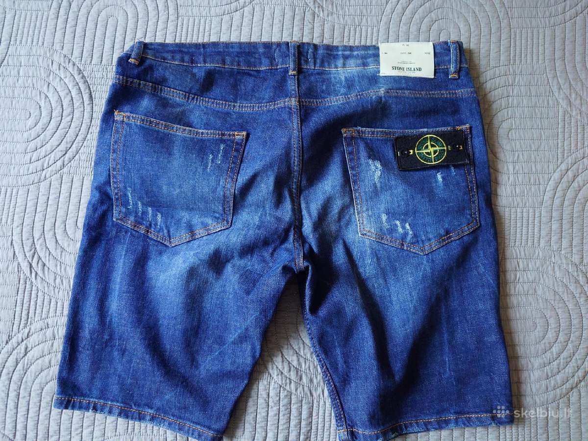 Vyriški dzinsiniai šortai Stone island. - nuotraukos Nr. 2