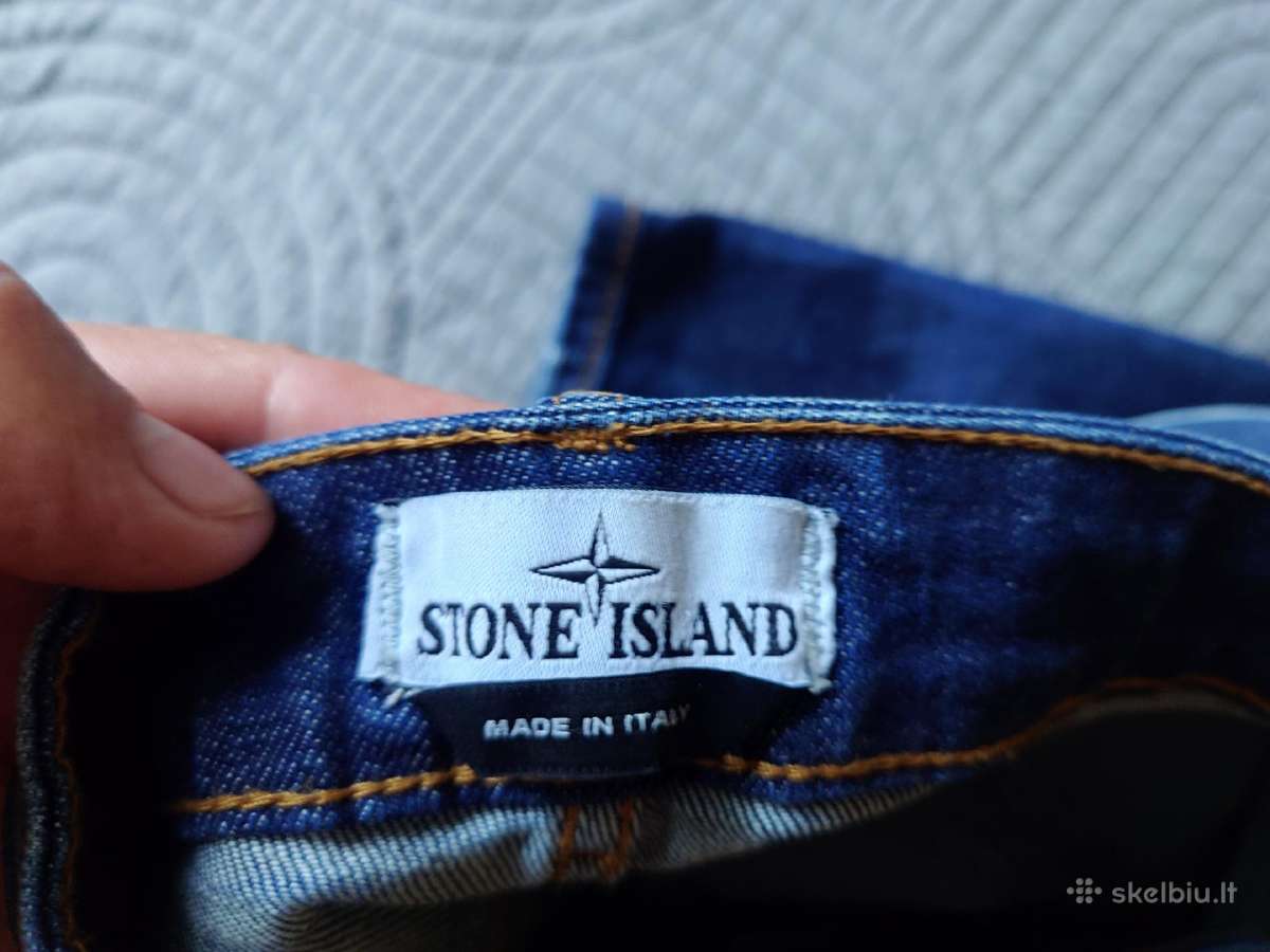 Vyriški dzinsiniai šortai Stone island. - nuotraukos Nr. 4