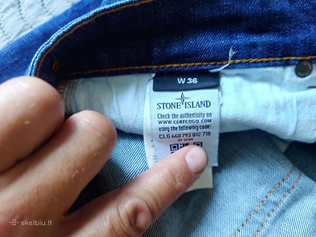 Vyriški dzinsiniai šortai Stone island. - nuotraukos Nr. 6