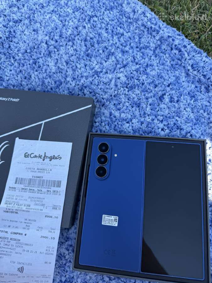 Samsung Galaxy Z Fold 7 512gb Blue Shadow + čekis